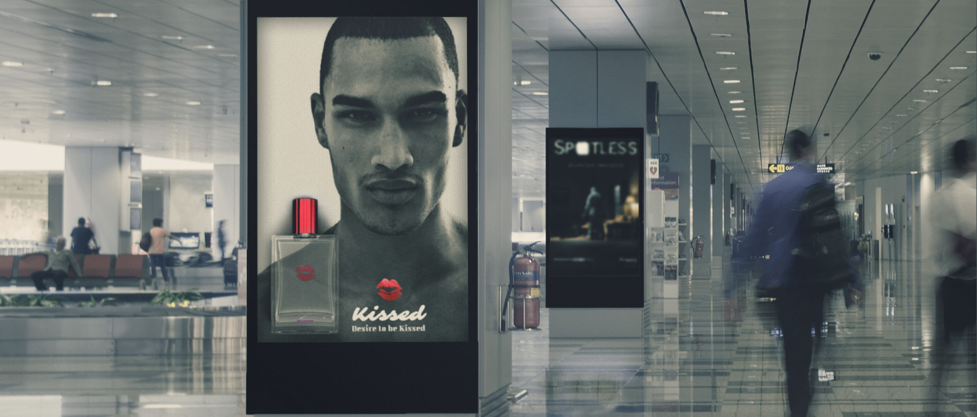 kissed wall ad